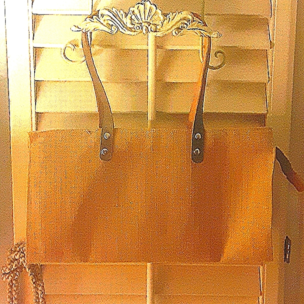 Burlap shoulderbag